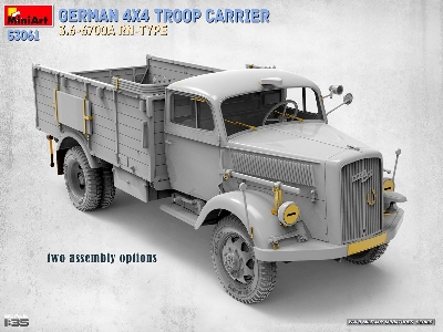 German 4x4 Troop Carrier Opel Blitz 3.6-6700a Rn-type - zdjęcie 13