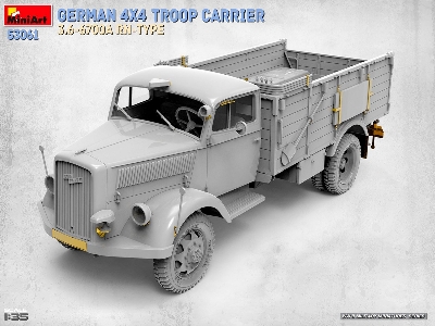 German 4x4 Troop Carrier Opel Blitz 3.6-6700a Rn-type - zdjęcie 33