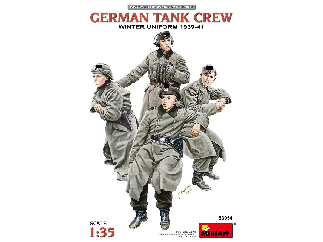 German Tank Crew - Winter Uniform (1939-1941 / 4 Figures) - zdjęcie 1