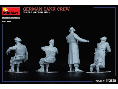 German Tank Crew - Winter Uniform (1939-1941 / 4 Figures) - zdjęcie 4