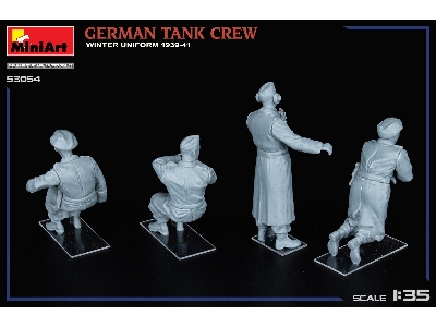 German Tank Crew - Winter Uniform (1939-1941 / 4 Figures) - zdjęcie 5