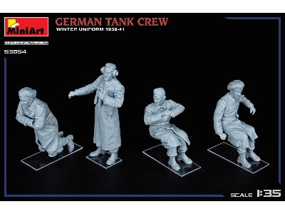 German Tank Crew - Winter Uniform (1939-1941 / 4 Figures) - zdjęcie 6