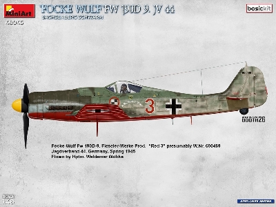 Focke Wulf Fw-190 D-9 - Jv 44 Sachsenberg Schwarm (Basic Kit) - zdjęcie 6