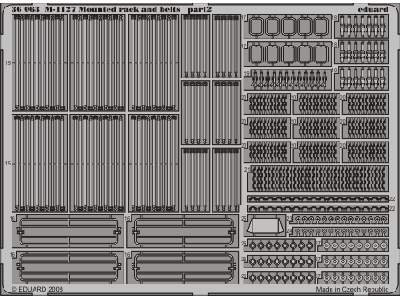  M-1127 mounted rack and belts 1/35 - Trumpeter - blaszki - zdjęcie 3