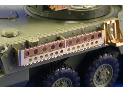  M-1128 MGS mounted rack and belts 1/35 - Afv Club - blaszki - zdjęcie 2