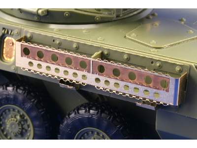  M-1128 MGS mounted rack and belts 1/35 - Afv Club - blaszki - zdjęcie 3