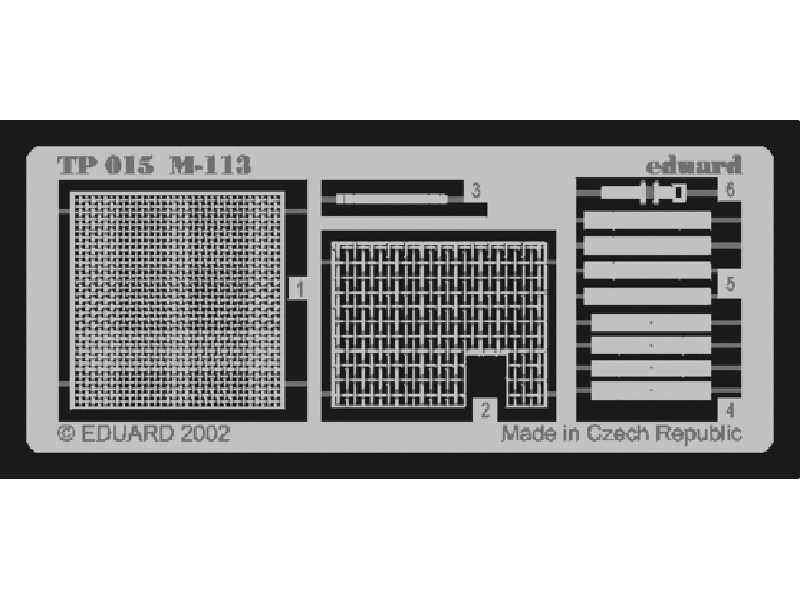 M-113 1/35 - Tamiya - blaszki - zdjęcie 1 M-113 1/35 - Tamiya - blaszki - zdjęcie 1