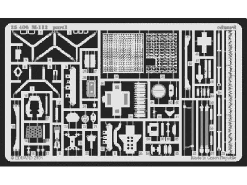 M-113 1/35 - Tamiya - blaszki - zdjęcie 1 M-113 1/35 - Tamiya - blaszki - zdjęcie 1
