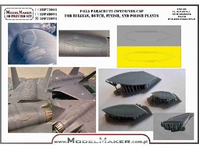 Lockheed Martin F-35 A - Parachute Container Cap - zdjęcie 1