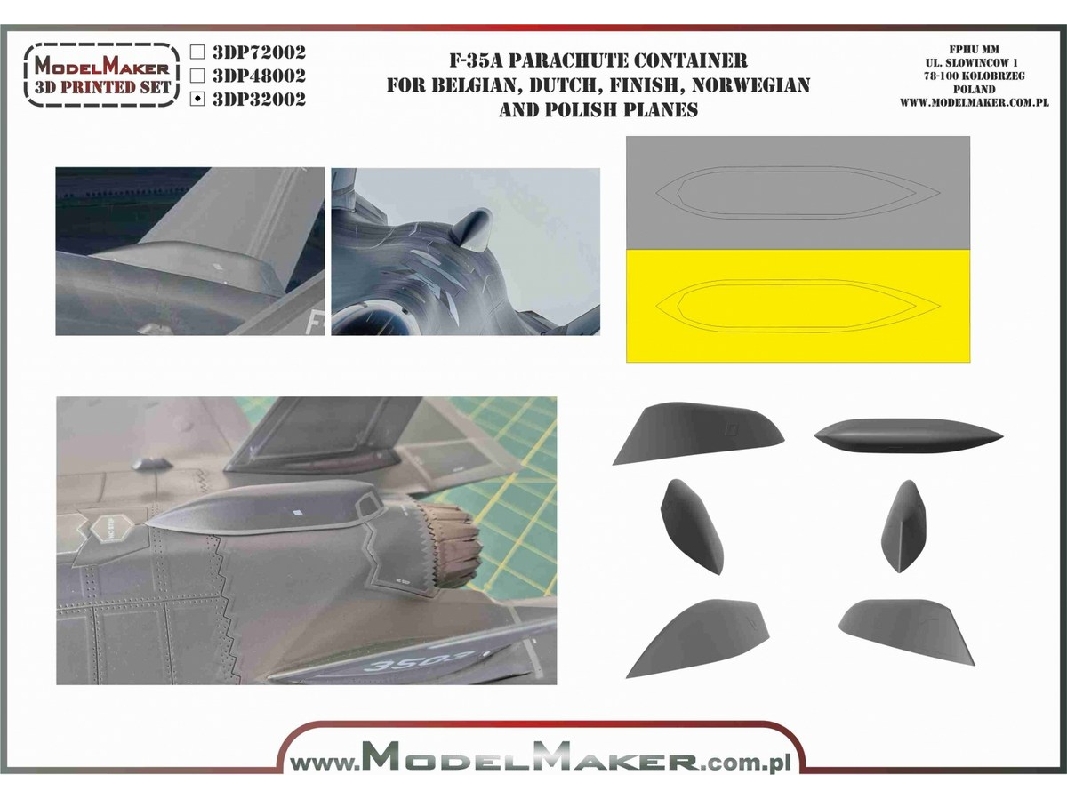 Lockheed Martin F-35 A - Parachute Container - zdjęcie 1