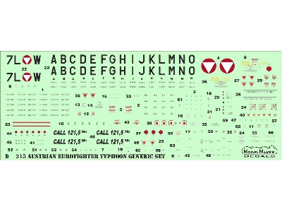 Austrian Eurofighter Typhoon Generic Set - zdjęcie 1