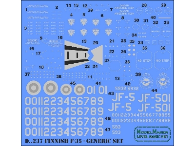 Lockheed Martin F-35 A Lightning Ii - Finnish Air Force (Generic Set) - zdjęcie 2