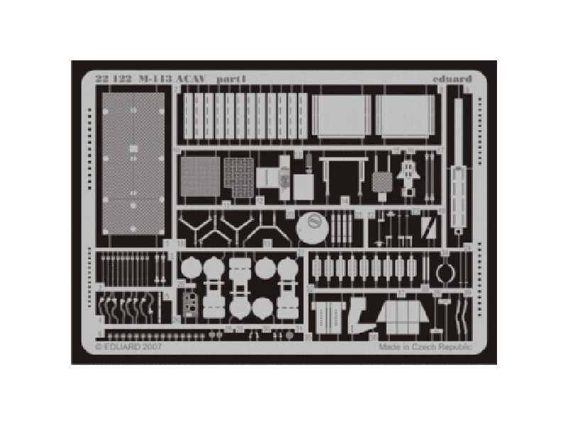 M-113 ACAV 1/72 - Trumpeter - blaszki - zdjęcie 1 M-113 ACAV 1/72 - Trumpeter - blaszki - zdjęcie 1