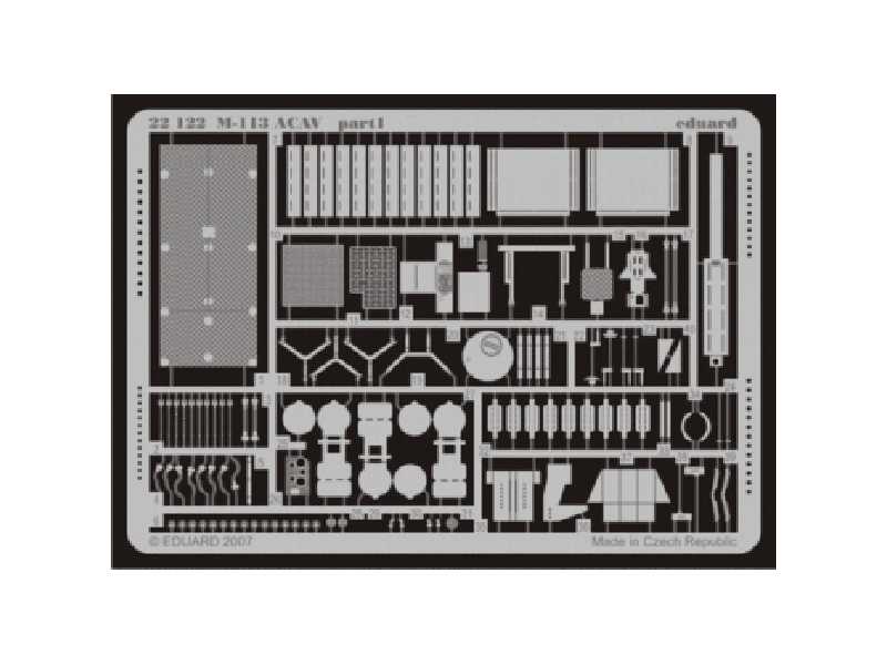  M-113 ACAV 1/72 - Trumpeter - blaszki - zdjęcie 1