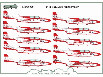 Pzl Ts-11 Iskra "red White Sparks" - zdjęcie 1