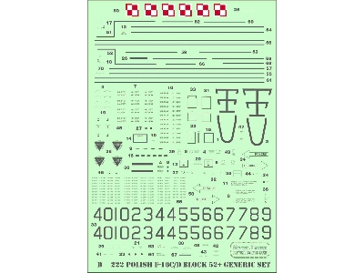 Polish F-16 C/D Block 52+ Jastrząb - Generic Set - zdjęcie 2