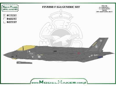 Lockheed Martin F-35 A Lightning Ii - Finnish Air Force (Generic Set) - zdjęcie 1