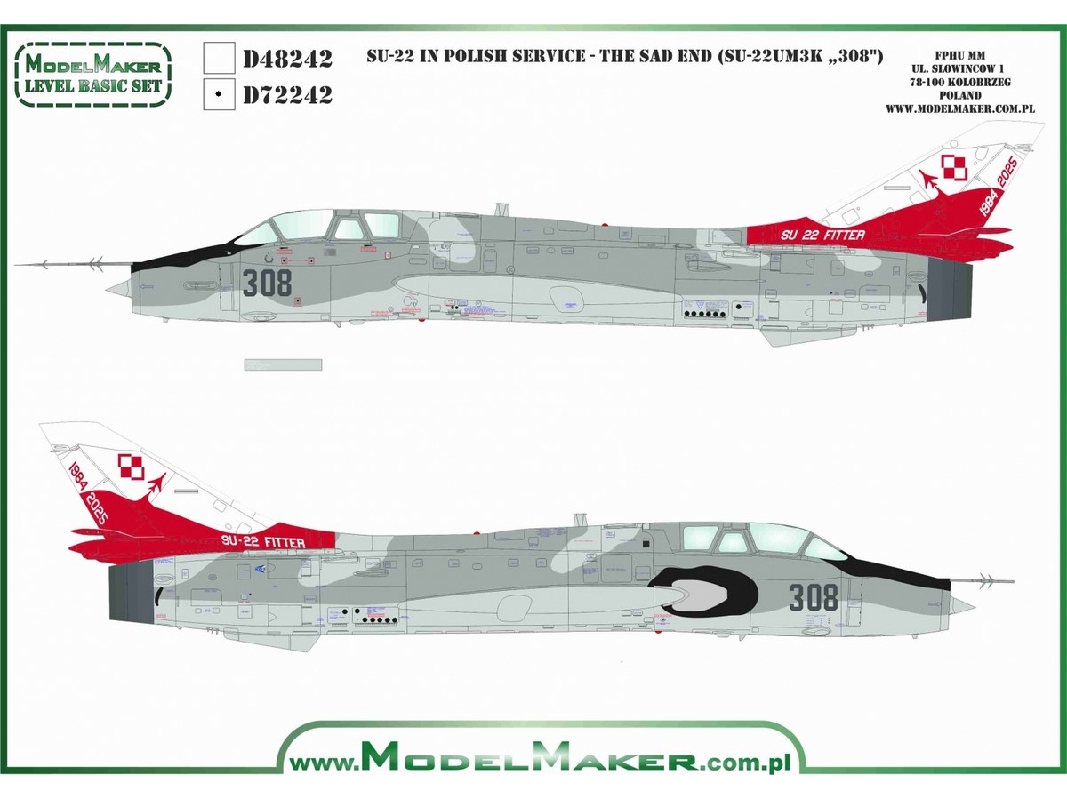 Su-22 In Polish Service - The Sad End (Su-22um3k "308") - zdjęcie 1