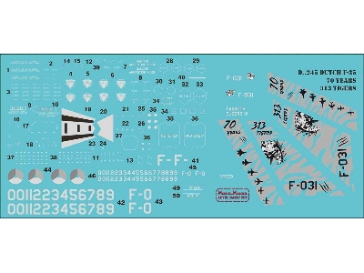 Lockheed Martin F-35 A Lightning Ii - 70. Anniversary Of Dutch 313 Tigers Squadron (For Tamiya Kits) - zdjęcie 2