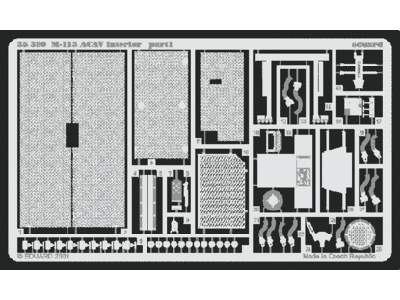  M-113 ACAV interior 1/35 - Tamiya - blaszki - zdjęcie 1