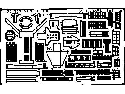  M-113 Fitter 1/35 - Academy Minicraft - blaszki - zdjęcie 3