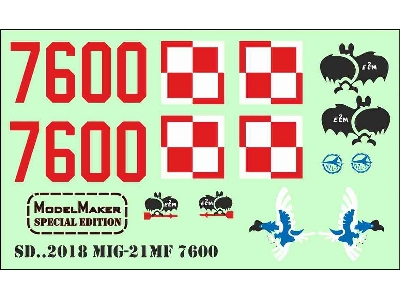 Mig-21mf 7600 - zdjęcie 1