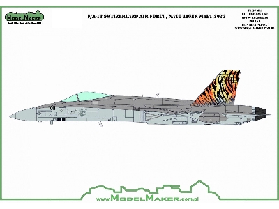 Mcdonnell Douglas F/A-18 C - Swiss Air Force / Nato Tiger Meet 2023 - zdjęcie 3