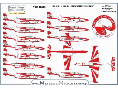 Pzl Ts-11 Iskra - Red White Sparks - zdjęcie 2
