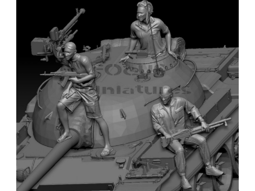 Somalia Fighters (3 Figures) - zdjęcie 1