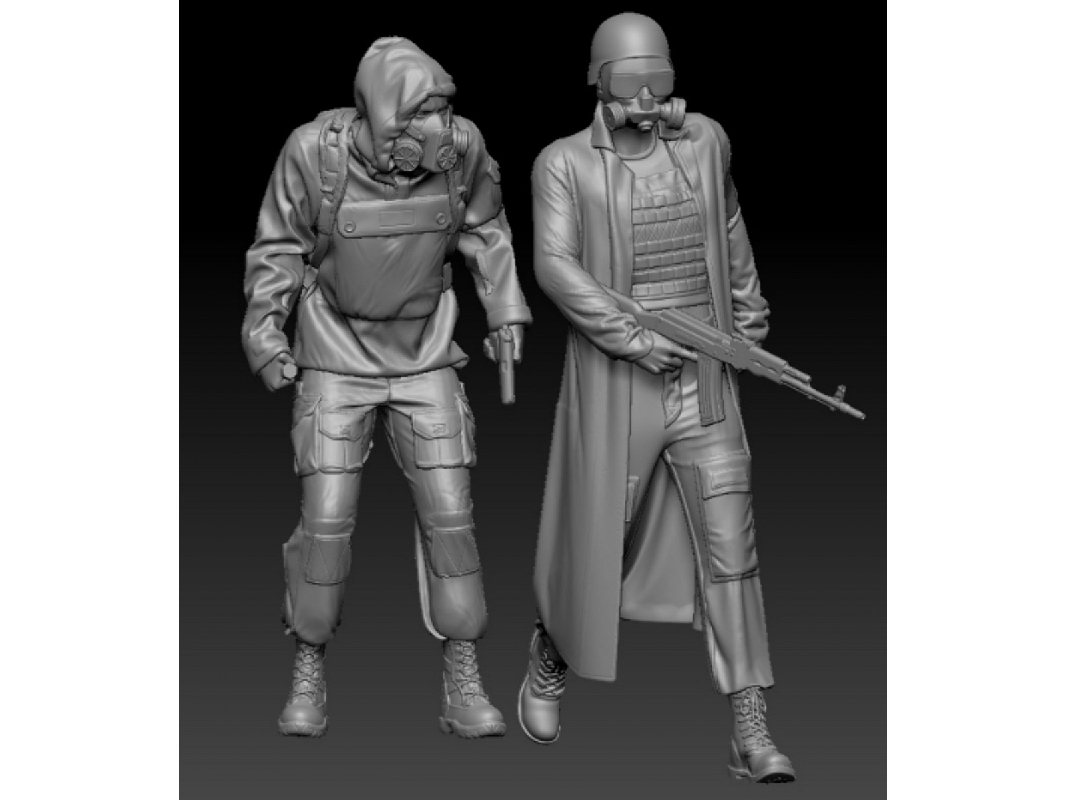 Stalker No.1 - Post Apo Fighters (2 Figures) - zdjęcie 1