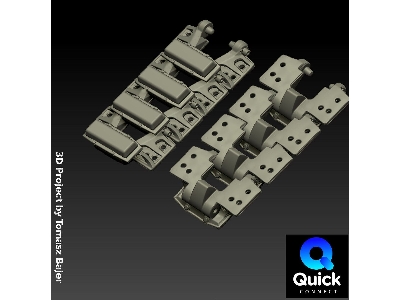 Track Links For Sdkfz 251/1 D (For Tamiya 35195 Kit) - zdjęcie 1