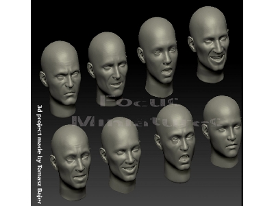 Heads Set 1 (8pcs) - zdjęcie 1