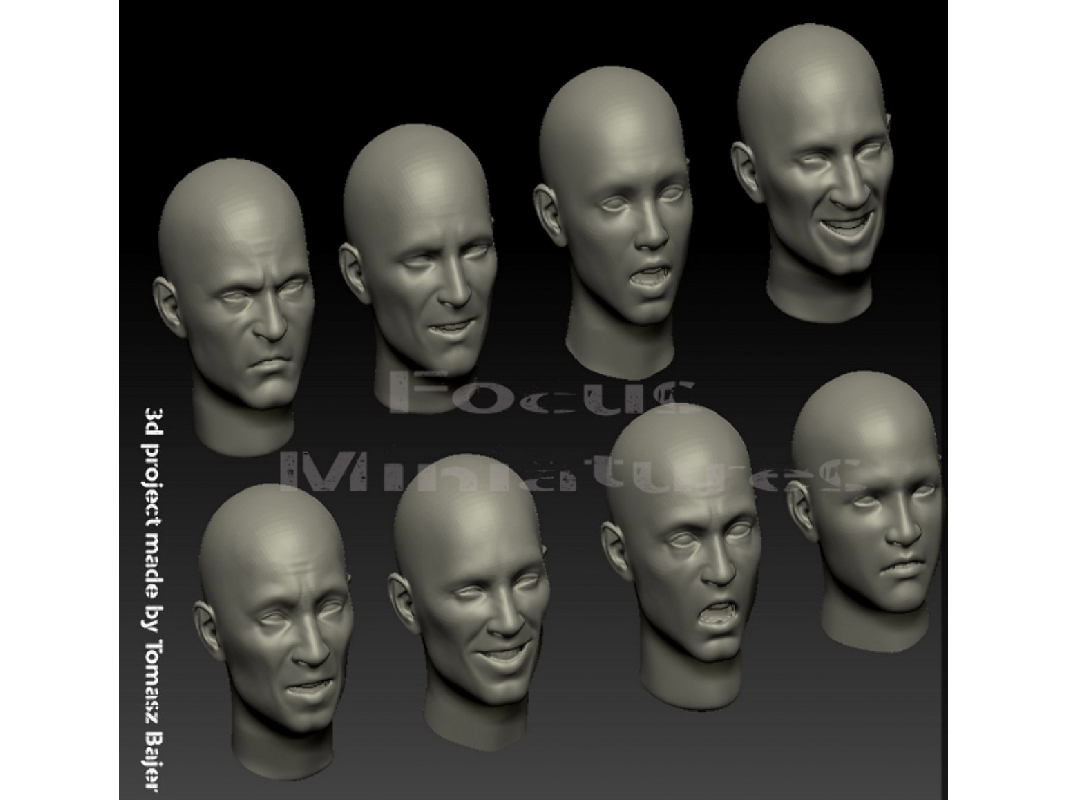 Heads Set 1 (8pcs) - zdjęcie 1
