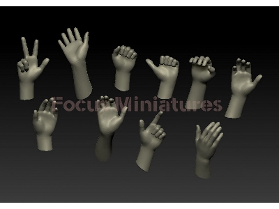 Hands Set 1 (16 Pcs) - zdjęcie 1