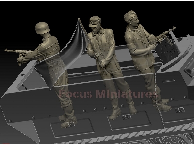 Polish Insurgents For Sdkfz 251/1 D (3 Figurki) - zdjęcie 2