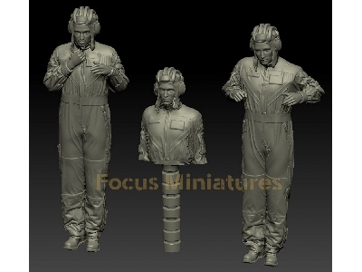 Modern Polish Crew For Pt-91 (3 Figures / 2 Heads Options) - zdjęcie 2