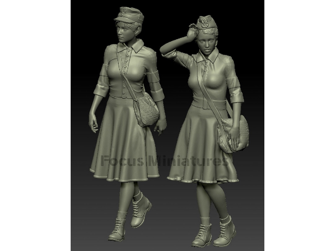 Polish Nurses - Warsaw Uprising 1944 (2 Figures) - zdjęcie 1