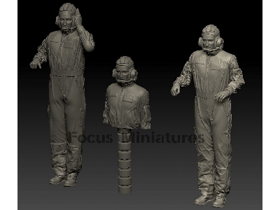 Modern Polish Tank Crew For Leopard 2 A4 / A5 (2 Figures And 1 Half-figure) - zdjęcie 1