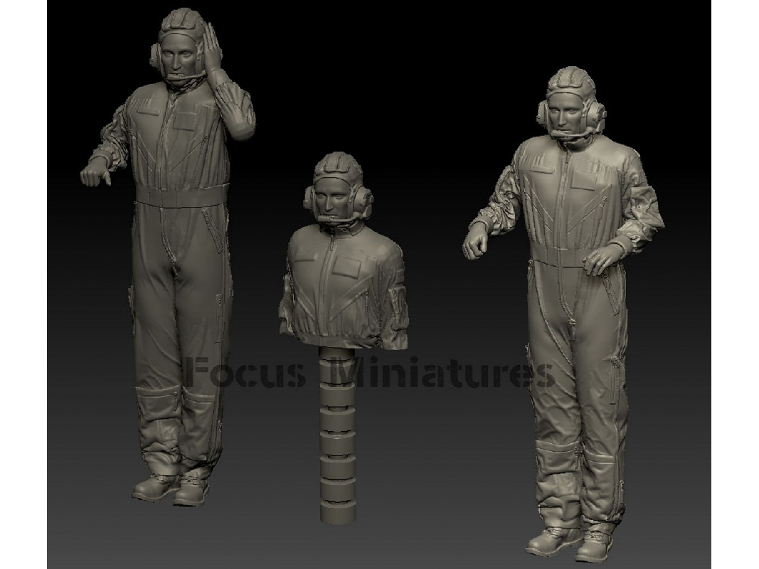 Modern Polish Tank Crew For Leopard 2 A4 / A5 (2 Figures And 1 Half-figure) - zdjęcie 1
