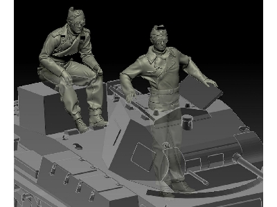 Operation Barbarossa 1941 - German Tanker Set (2 Figures) - zdjęcie 2