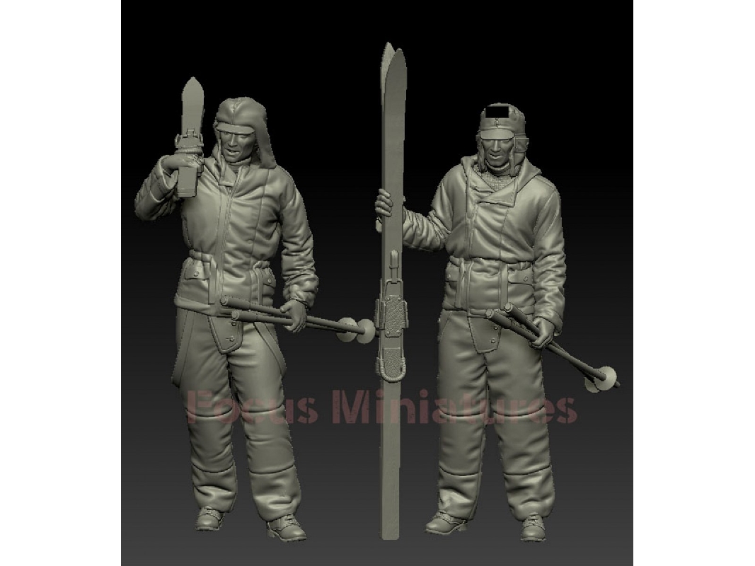 Skiers German Ww2 Soldiers Set Winter (1943) - zdjęcie 1