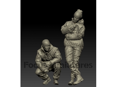 Modern Ukrainian Tank Crew Set 1 (2 Figures) - zdjęcie 2