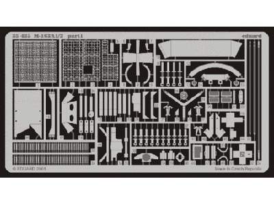  M-113 IDF Zelda interior 1/35 - Academy Minicraft - blaszki - zdjęcie 1