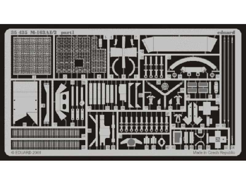 M-113 IDF Zelda interior 1/35 - Academy Minicraft - blaszki - zdjęcie 1 M-113 IDF Zelda interior 1/35 - Academy Minicraft - blaszki - zdjęcie 1