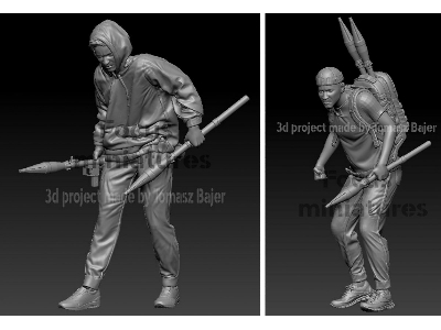 'street Fighters' - Rpg-7 Fighters Set (2 Figures) - zdjęcie 1