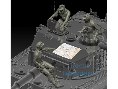 "which Direction" Ww2 German Tankers Set For Tiger I Late 1944 - zdjęcie 1