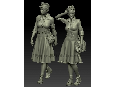 Polish Nurses - Warsaw Uprising 1944 (2 Figures) - zdjęcie 1