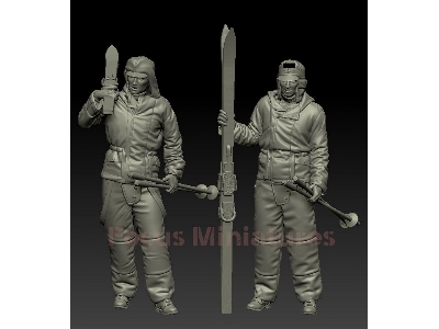 Skiers German Ww2 Soldiers Set Winter (1943) - zdjęcie 1