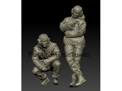Modern Ukrainian Tank Crew Set 1 (2 Figures) - zdjęcie 1