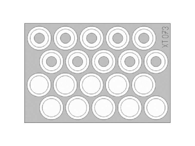 M-113 wheel mask 1/35 - Academy Minicraft - maski - zdjęcie 1 M-113 wheel mask 1/35 - Academy Minicraft - maski - zdjęcie 1